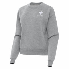 Antigua Women's Victory Crew Pullover Sweatshirt - New Orleans Saints Pullover