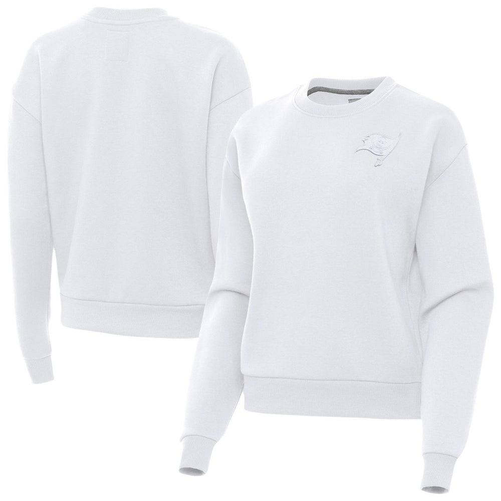 Antigua Women's Victory Crew Pullover Sweatshirt - Tampa Bay Buccaneers Pullover