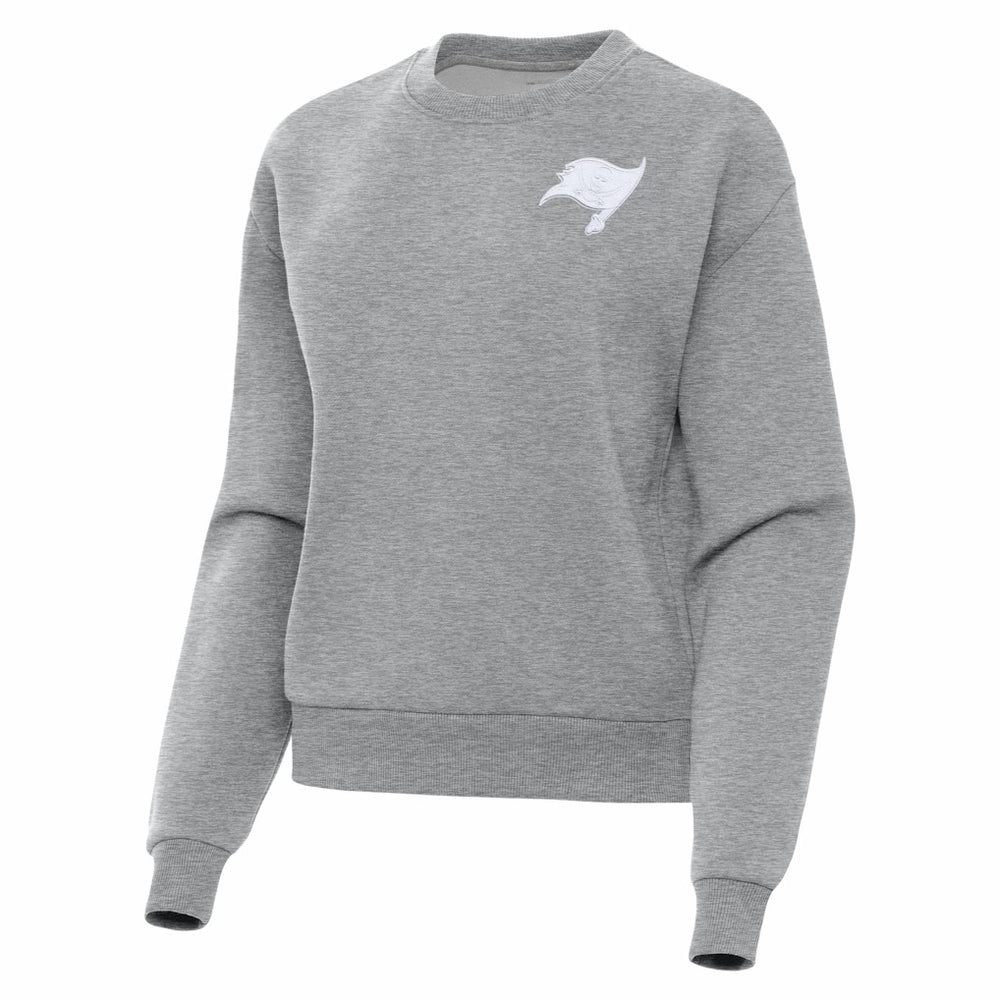 Antigua Women's Victory Crew Pullover Sweatshirt - Tampa Bay Buccaneers Pullover