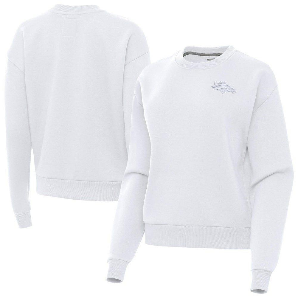 Antigua Women's Victory Crew Pullover Sweatshirt - Denver Broncos Pullover