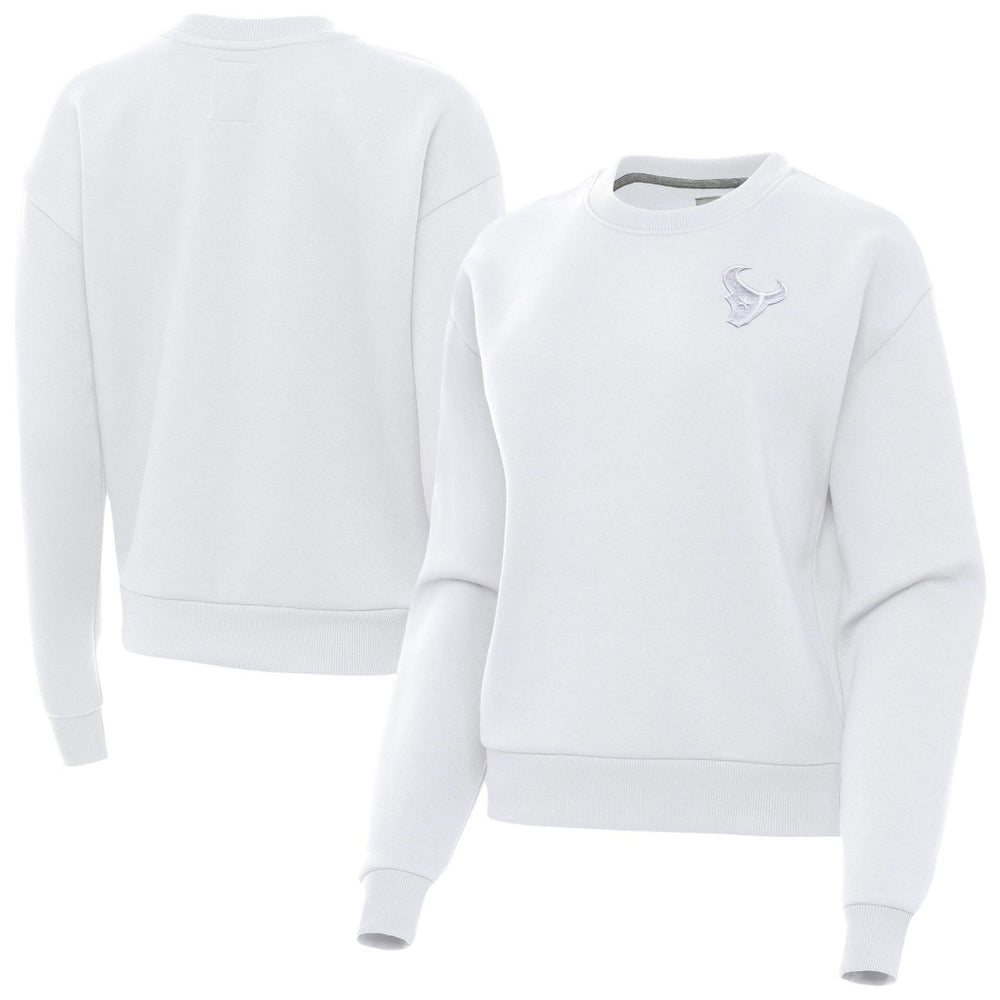 Antigua Women's Victory Crew Pullover Sweatshirt - Houston Texans Pullover
