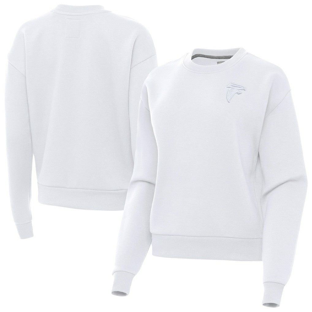Antigua Women's Victory Crew Pullover Sweatshirt - Atlanta Falcons Pullover