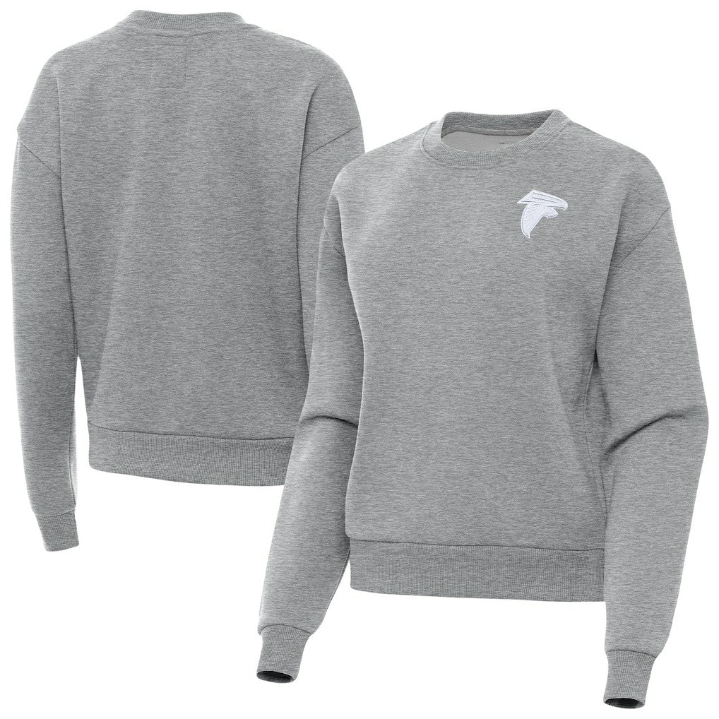 Antigua Women's Victory Crew Pullover Sweatshirt - Atlanta Falcons Pullover