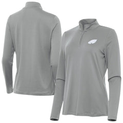Antigua Women's Reprocess Quarter-Zip Top - Philadelphia Eagles Tops