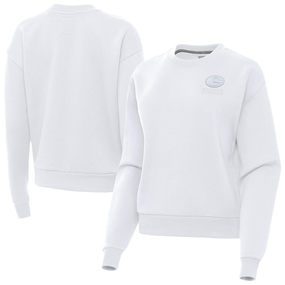 Antigua Women's Victory Crew Pullover Sweatshirt - Green Bay Packers Pullover