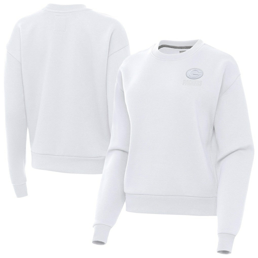 Antigua Women's Victory Crew Pullover Sweatshirt - Green Bay Packers Pullover