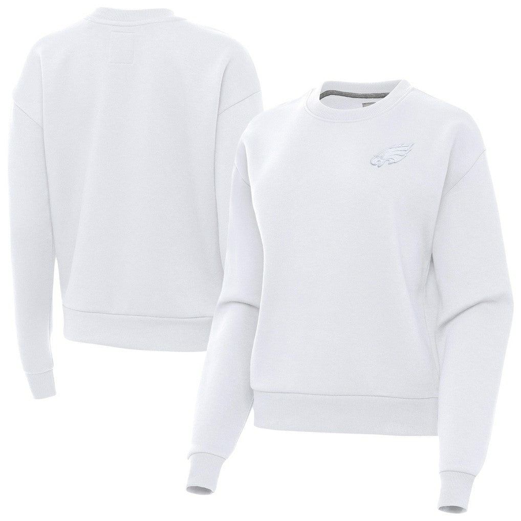 Antigua Women's Victory Crew Pullover Sweatshirt - Philadelphia Eagles Pullover