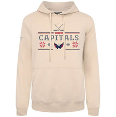 NHL Washington Capitals Levelwear Podium Holiday Pullover Hoodie