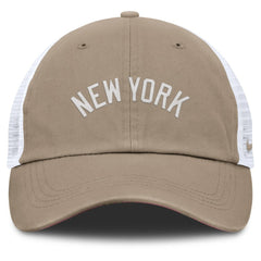 Khaki/White New York Yankees Nike Unisex Mother's Day Club Trucker Adjustable Hat