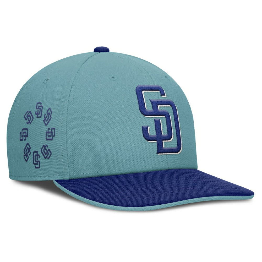 Turquoise San Diego Padres Nike Father's Day Pro Performance Snapback Hat