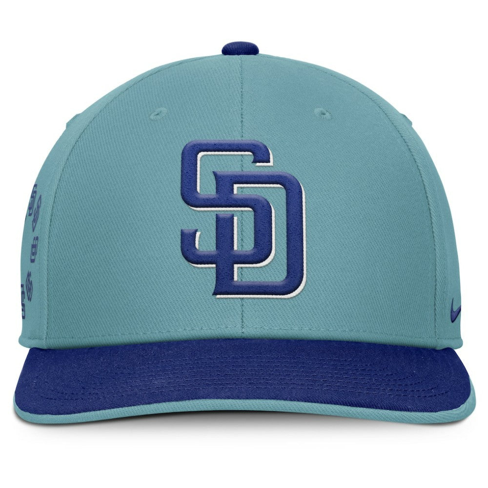 Turquoise San Diego Padres Nike Father's Day Pro Performance Snapback Hat