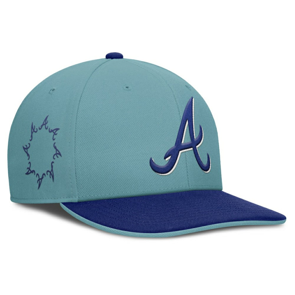 Turquoise Atlanta Braves Nike Father's Day Pro Performance Snapback Hat