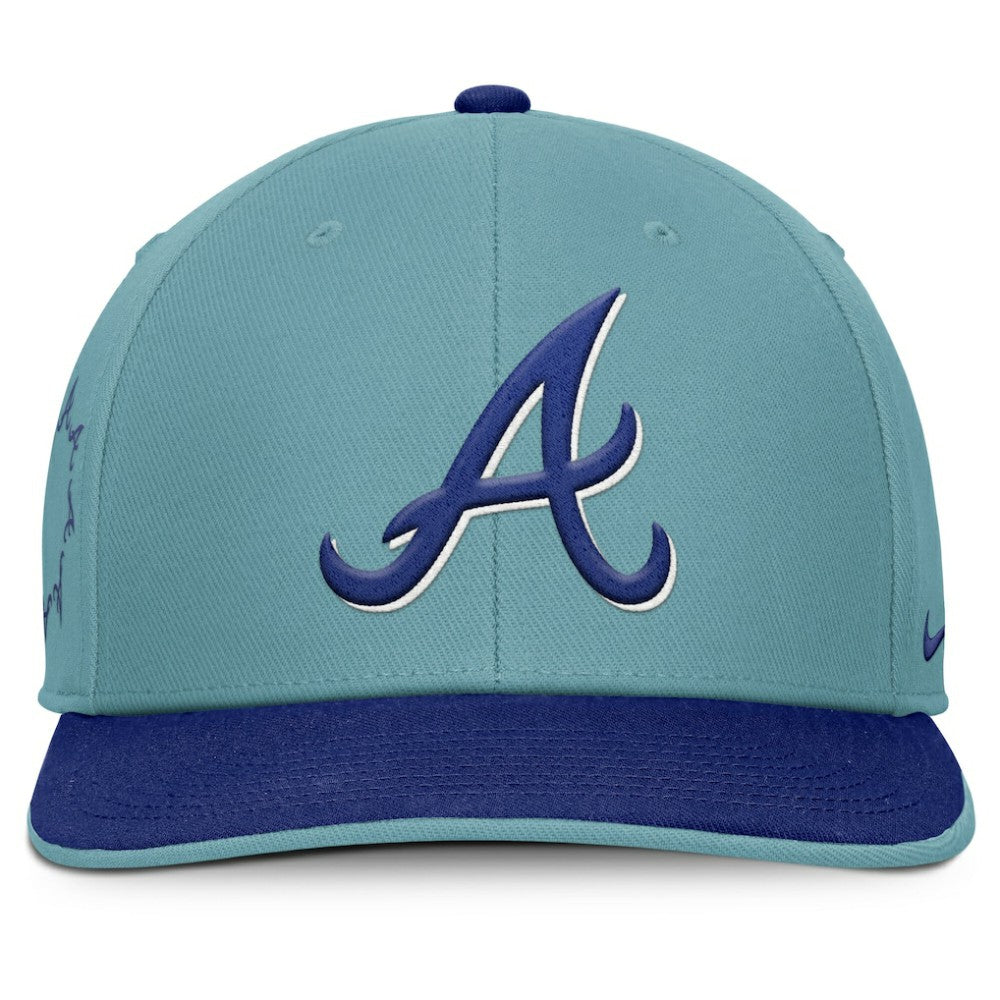 Turquoise Atlanta Braves Nike Father's Day Pro Performance Snapback Hat