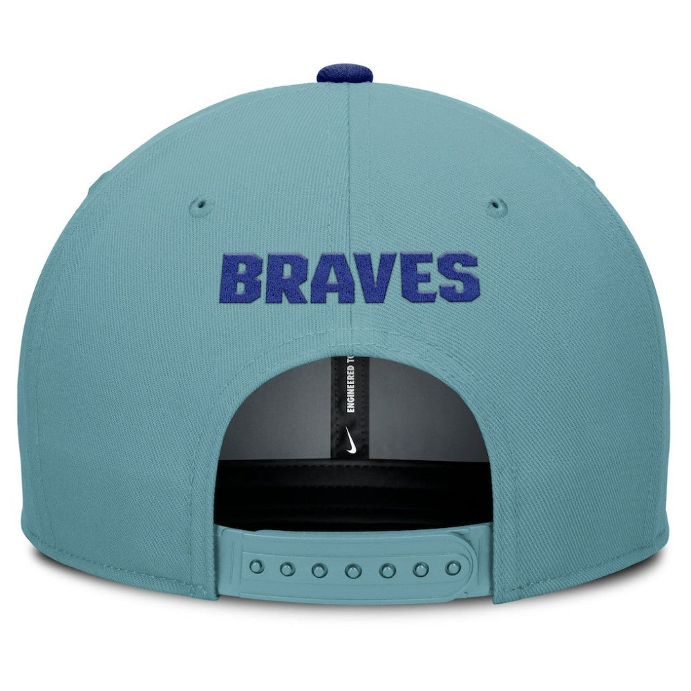 Turquoise Atlanta Braves Nike Father's Day Pro Performance Snapback Hat