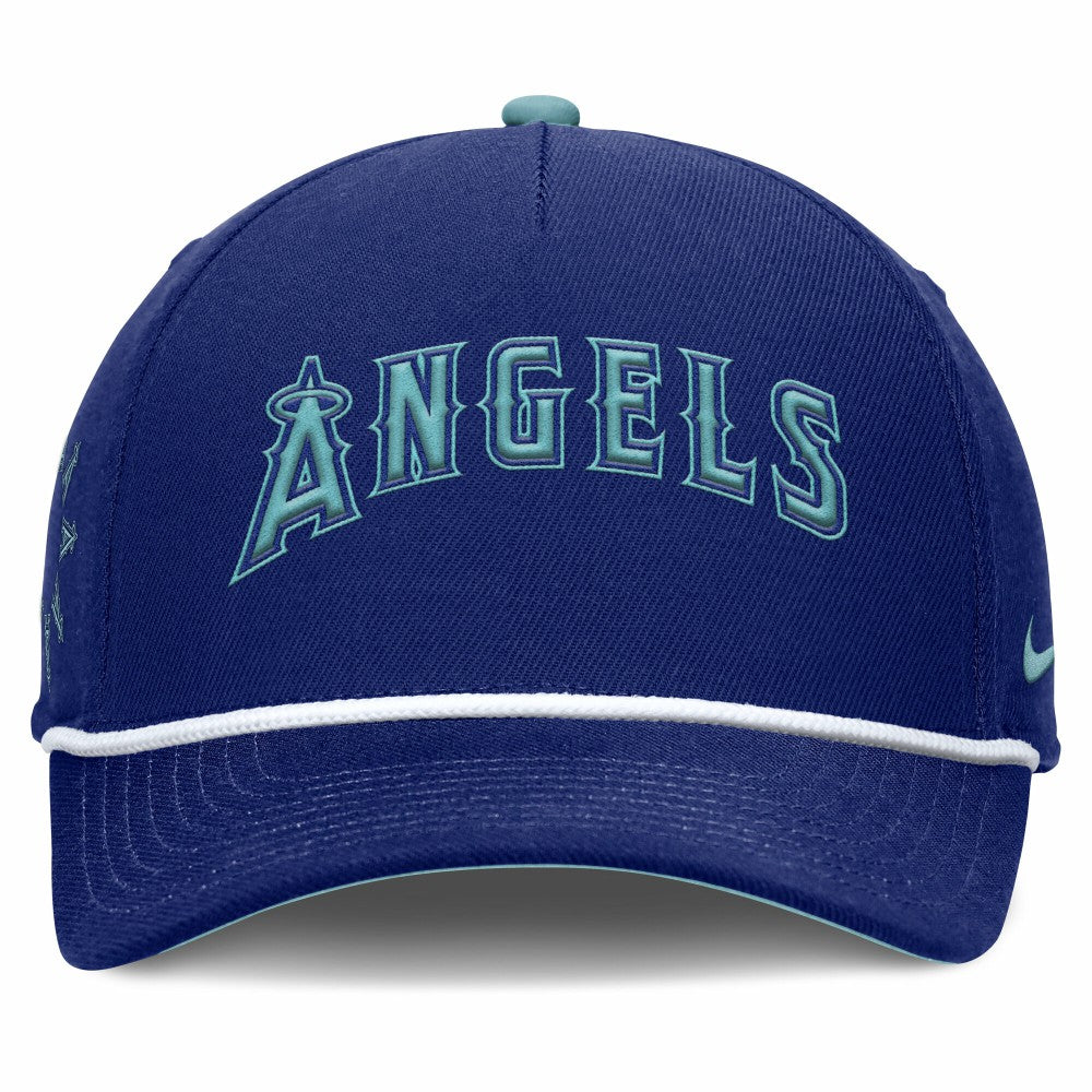 Royal Los Angeles Angels Nike Father's Day Rise Adjustable Hat