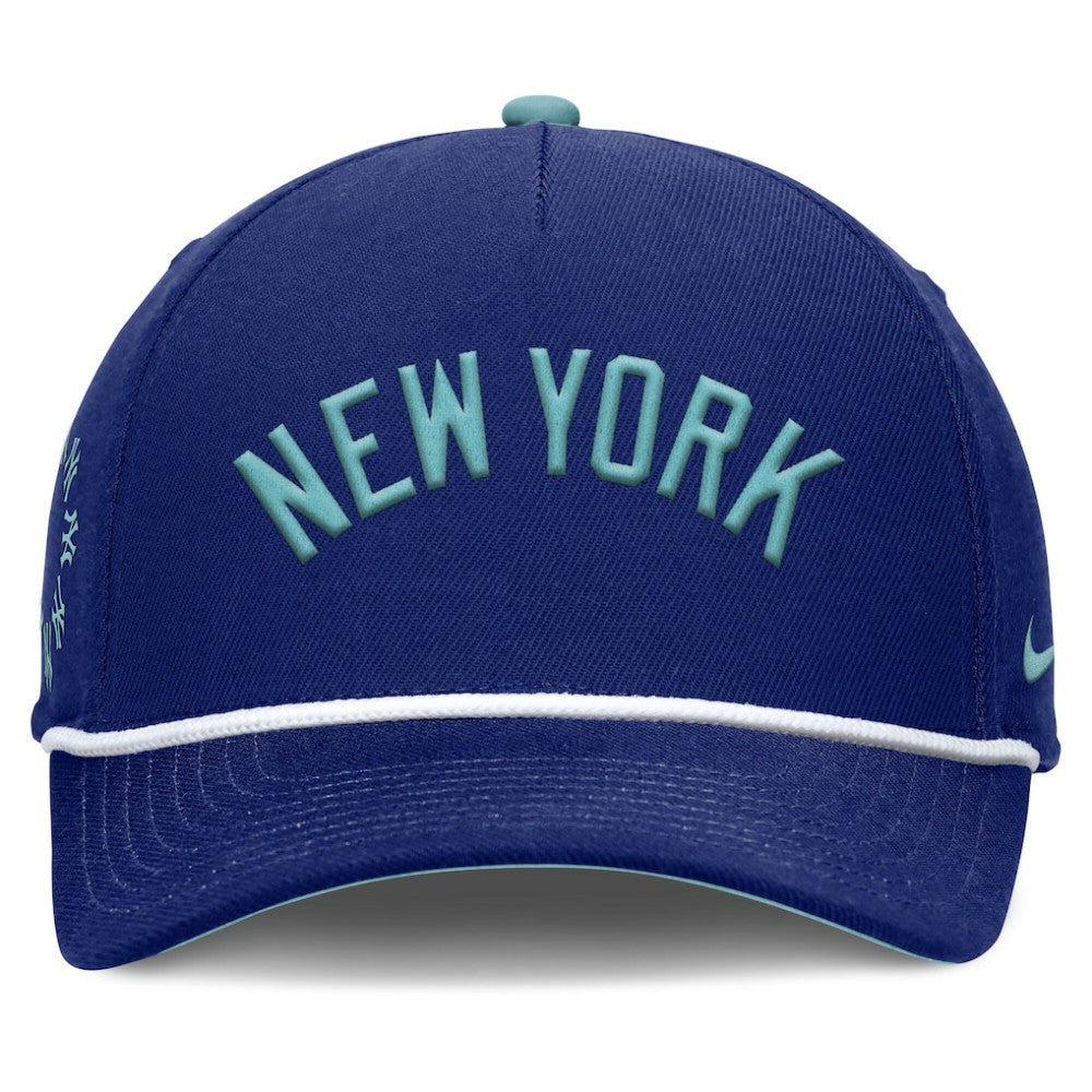 Royal New York Yankees Nike Father's Day Rise Adjustable Hat