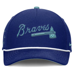 Royal Atlanta Braves Nike Father's Day Rise Adjustable Hat