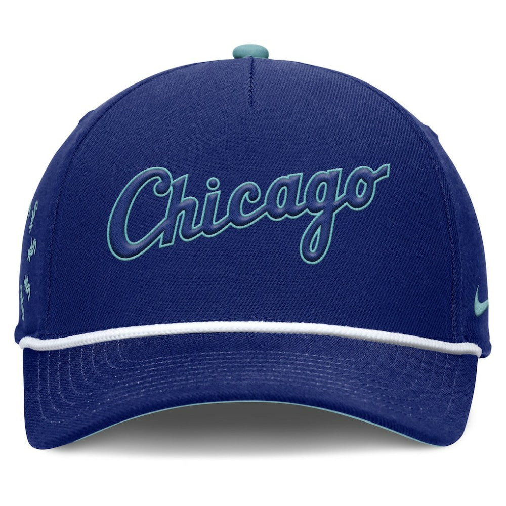 Royal Chicago White Sox Nike Father's Day Rise Adjustable Hat