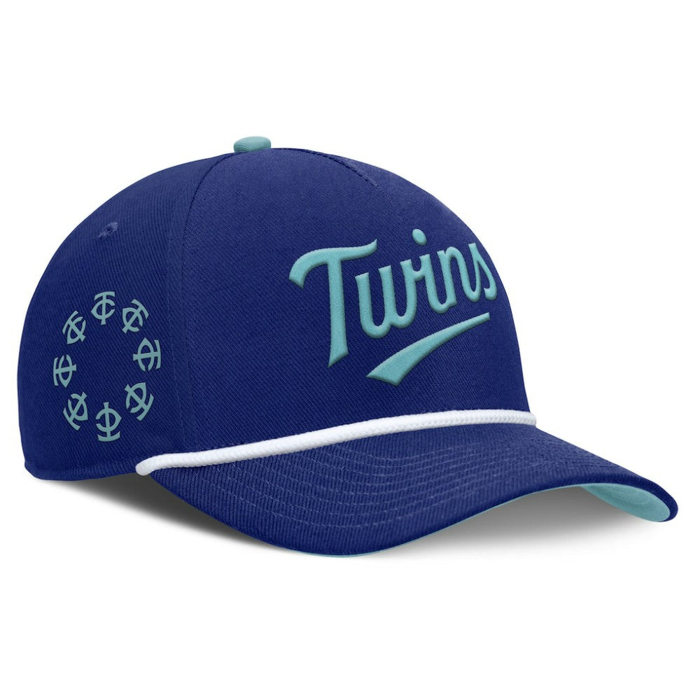 Royal Minnesota Twins Nike Father's Day Rise Adjustable Hat