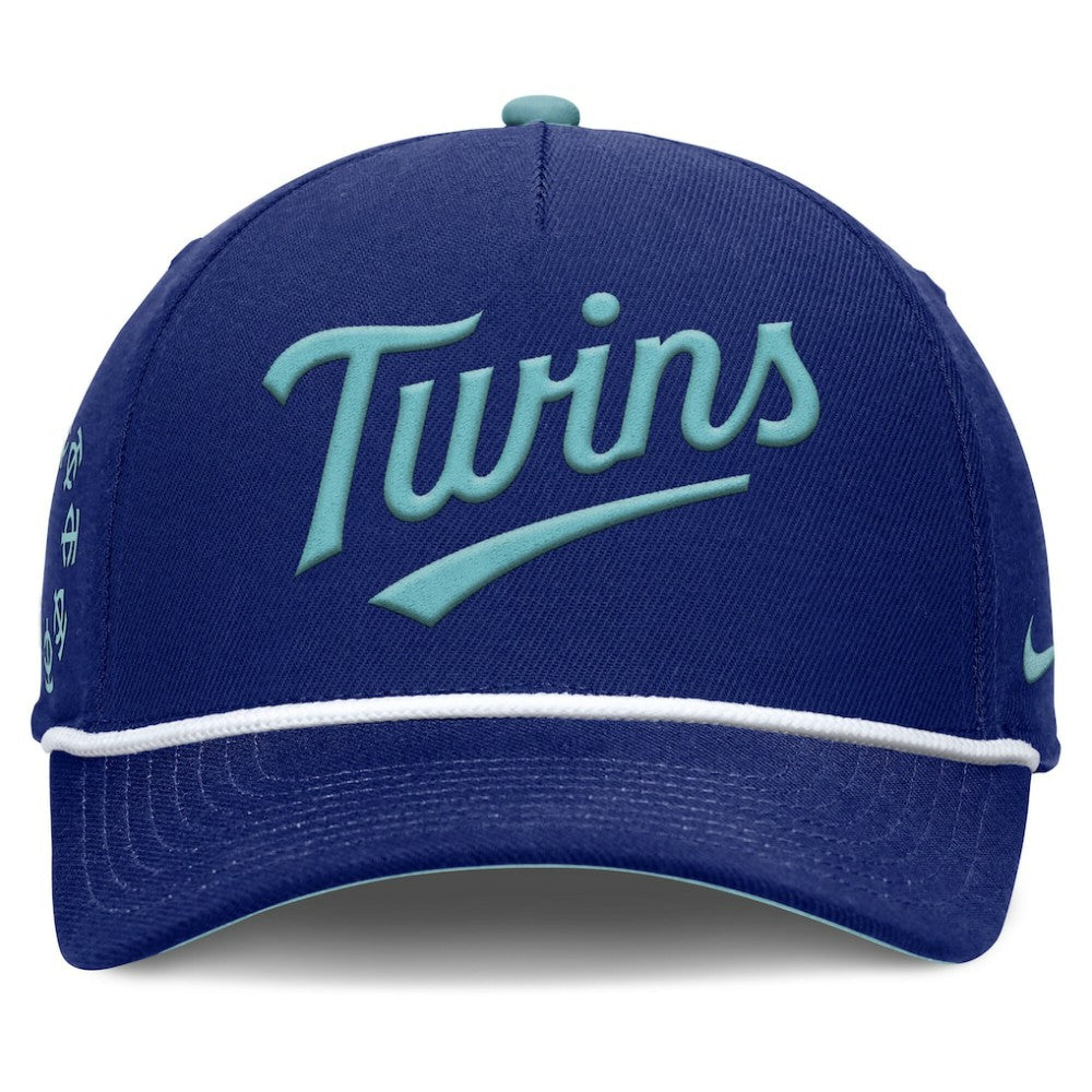 Royal Minnesota Twins Nike Father's Day Rise Adjustable Hat