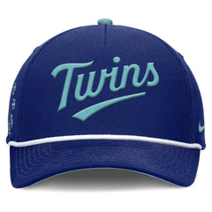 Royal Minnesota Twins Nike Father's Day Rise Adjustable Hat
