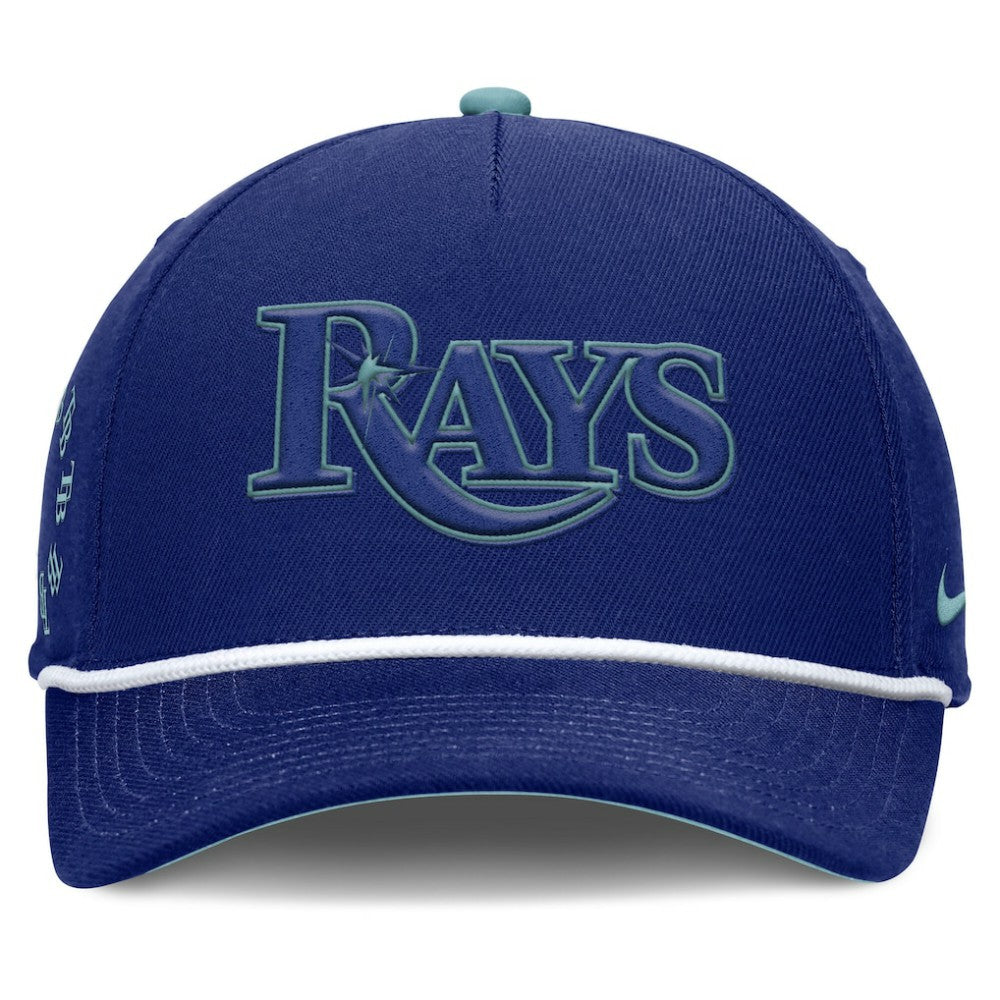 Royal Tampa Bay Rays Nike Father's Day Rise Adjustable Hat