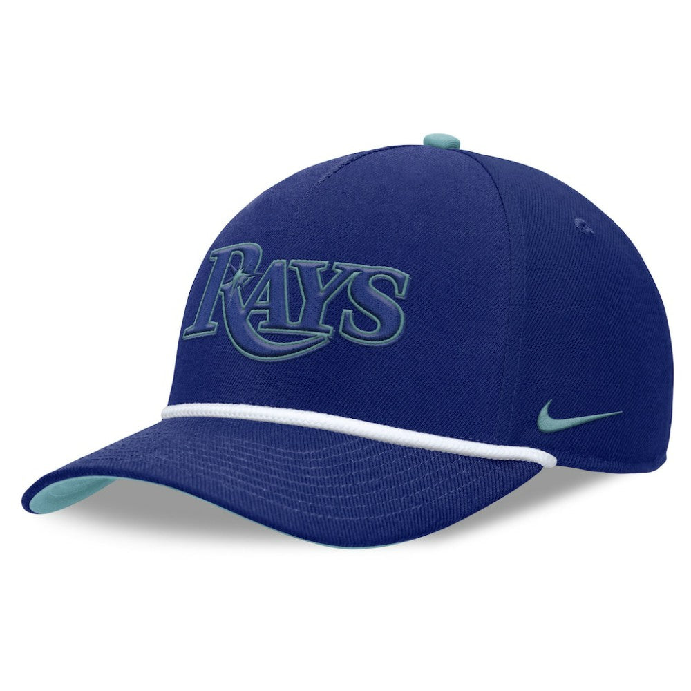 Royal Tampa Bay Rays Nike Father's Day Rise Adjustable Hat