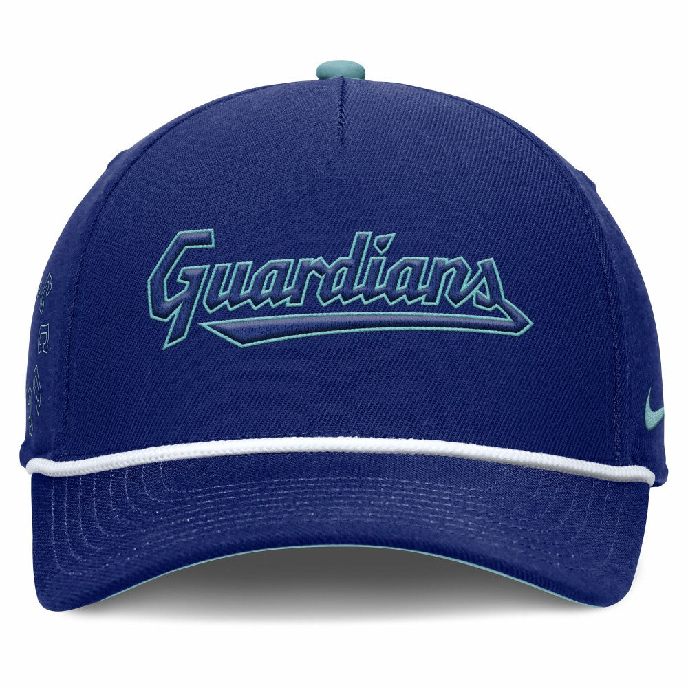 Royal Cleveland Guardians Nike Father's Day Rise Adjustable Hat