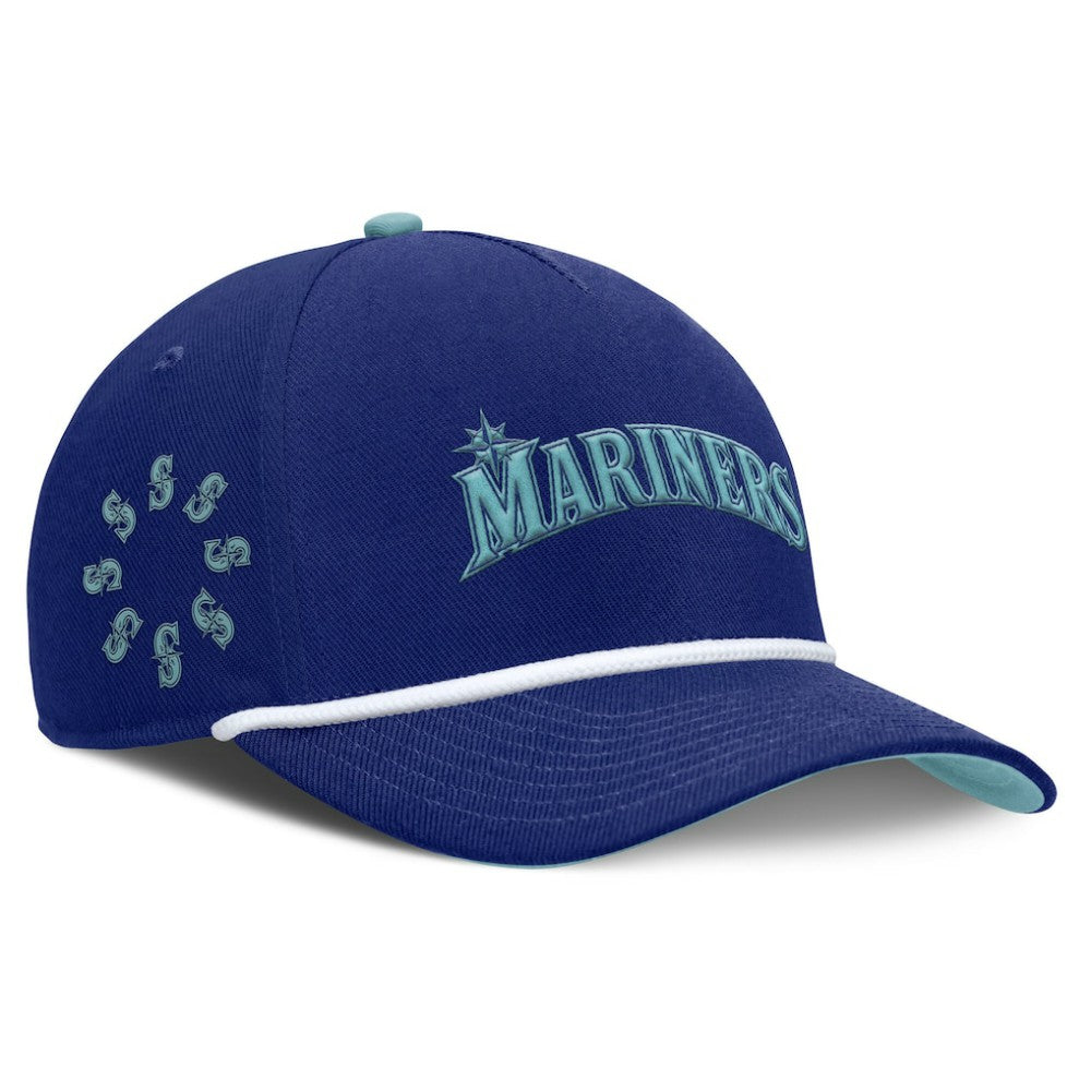 Royal Seattle Mariners Nike Father's Day Rise Adjustable Hat