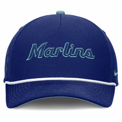 Royal Miami Marlins Nike Father's Day Rise Adjustable Hat