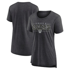 Women's Vintage Graphic Tri-Blend Scoop Neck T-Shirt - Las Vegas Raiders T-shirts