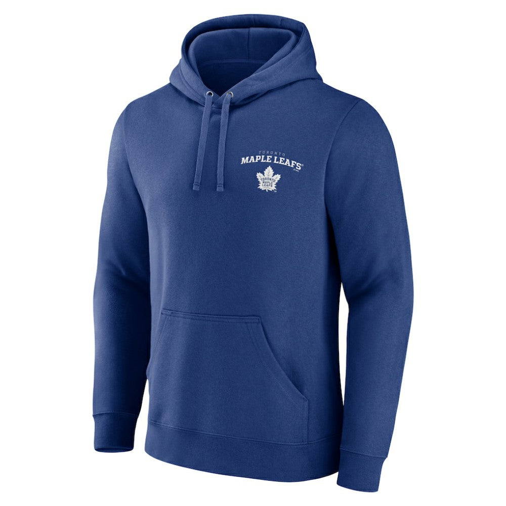 NHL Toronto Maple Leafs Blue Team Lockup Pullover Hoodie