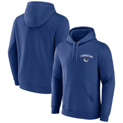 NHL Vancouver Canucks Blue Team Lockup Pullover Hoodie