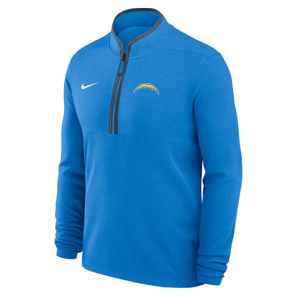Lightweight Victory Dri-FIT Half-Zip Pullover - Los Angeles Chargers Pullover