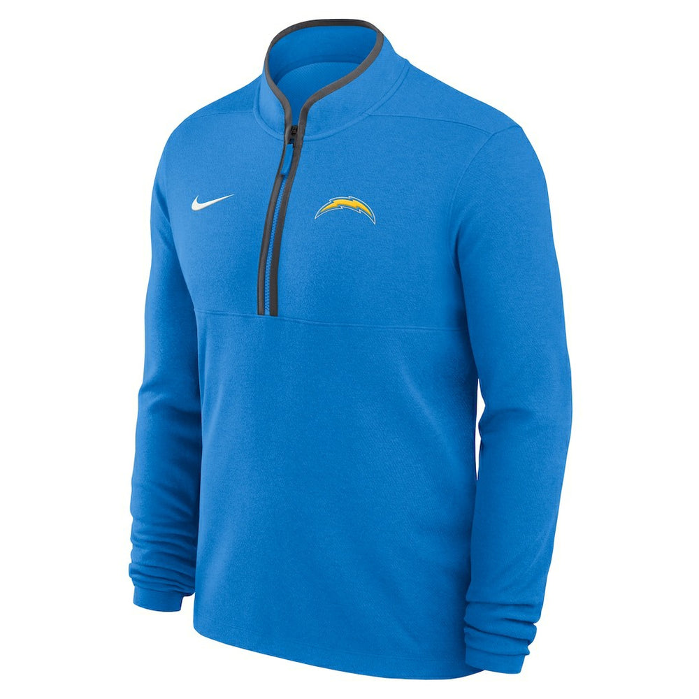 Lightweight Victory Dri-FIT Half-Zip Pullover - Los Angeles Chargers Pullover