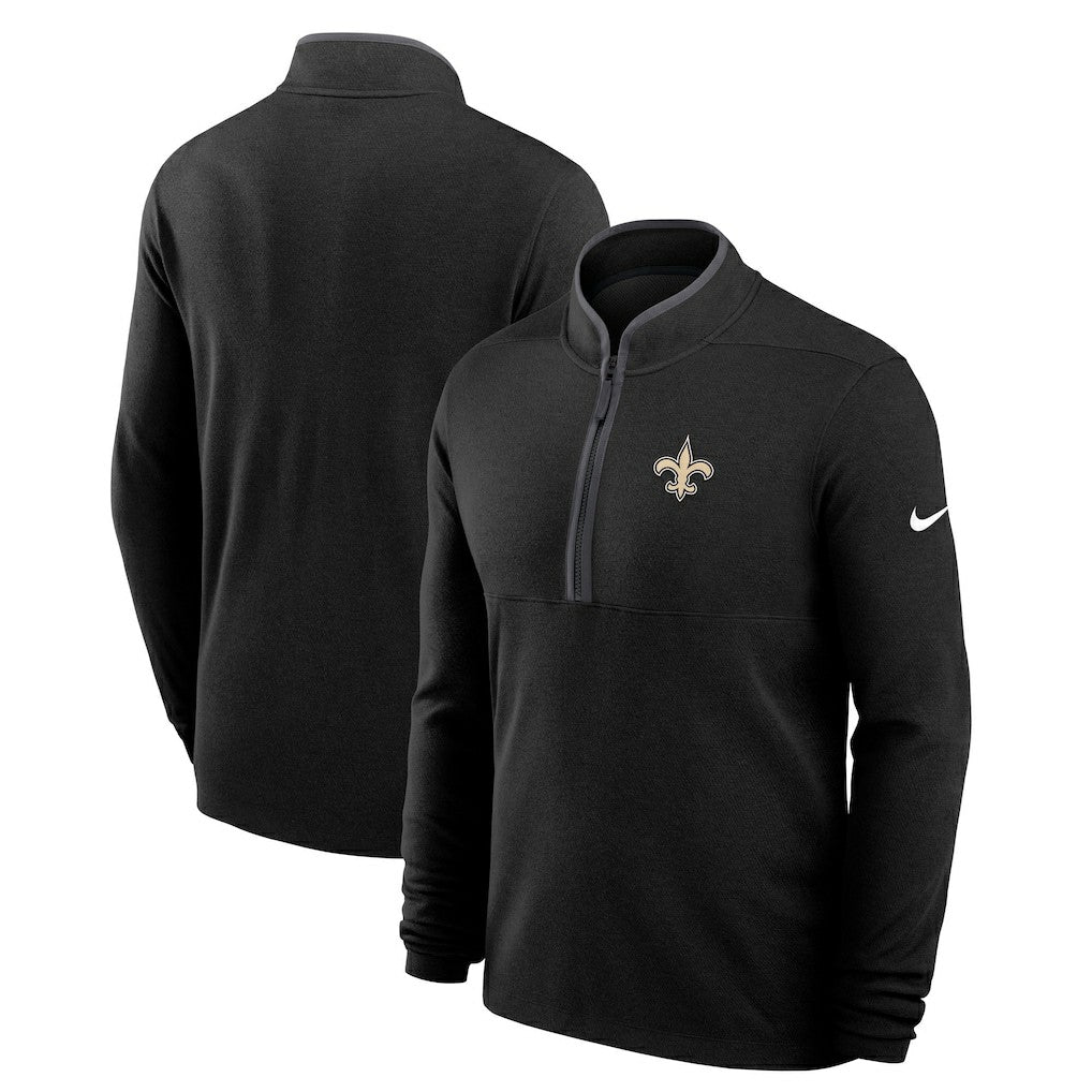 Lightweight Victory Dri-FIT Half-Zip Pullover - New Orleans Saints Pullover