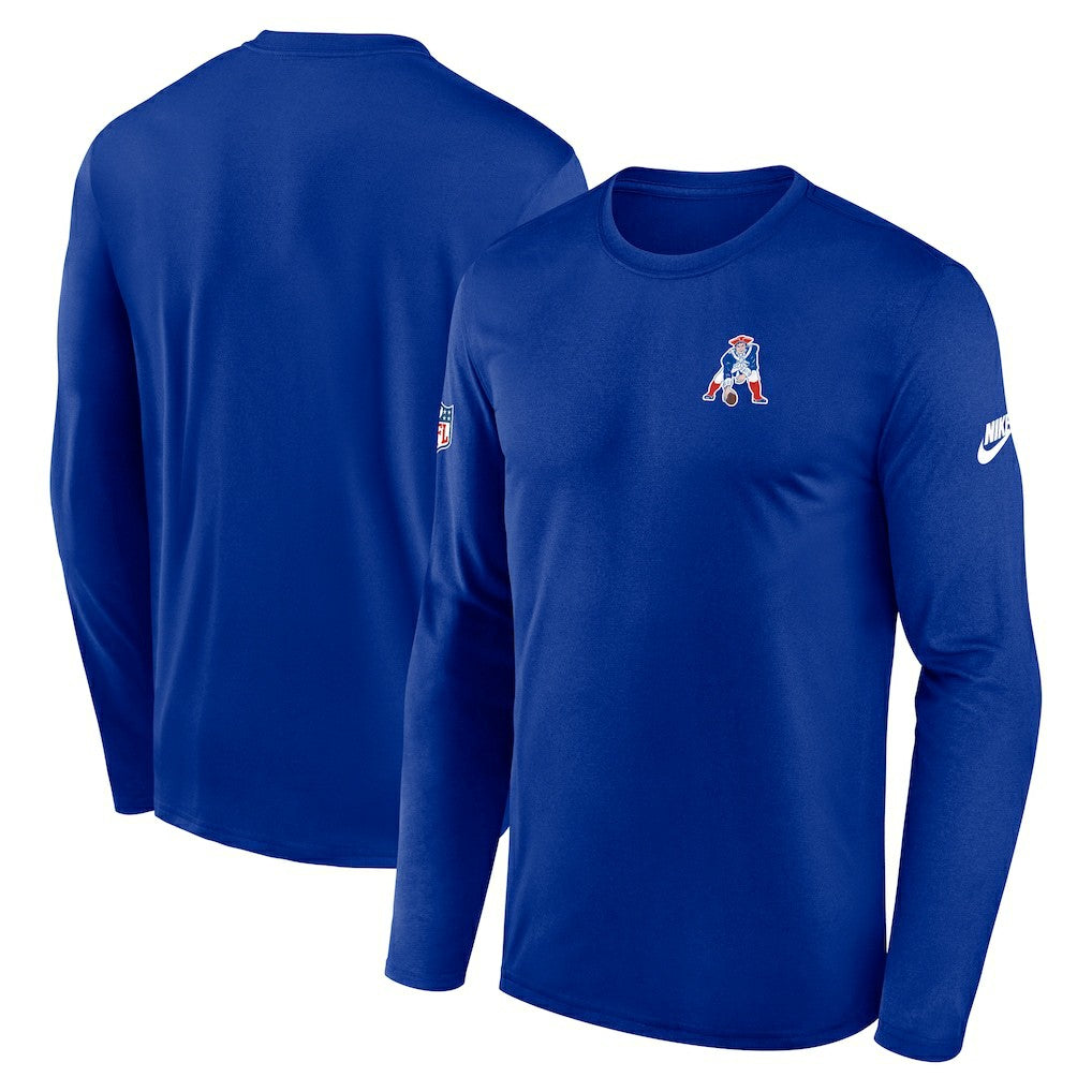 Legend Small Logo Dri-FIT Long Sleeve T-Shirt - New England Patriots T-shirts