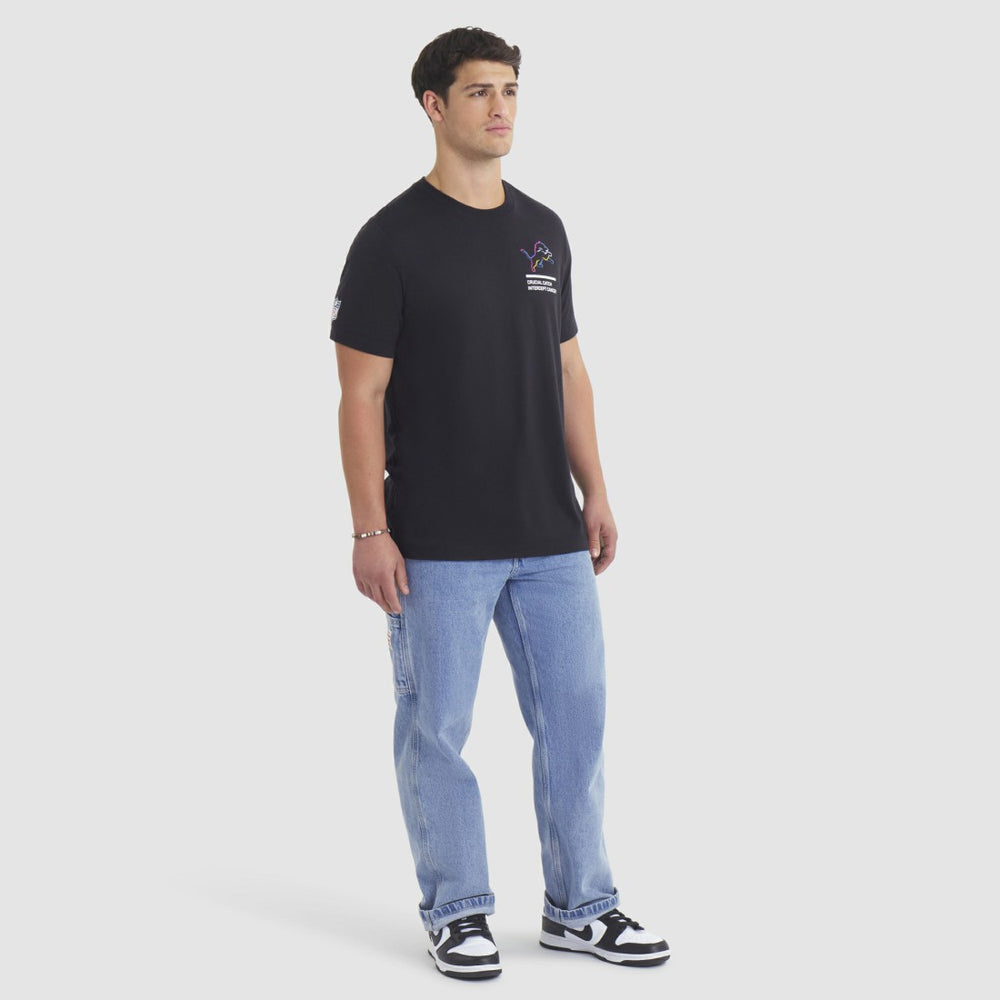 2025 NFL Crucial Catch Tri-Blend Dri-FIT T-Shirt - Detroit Lions T-shirts