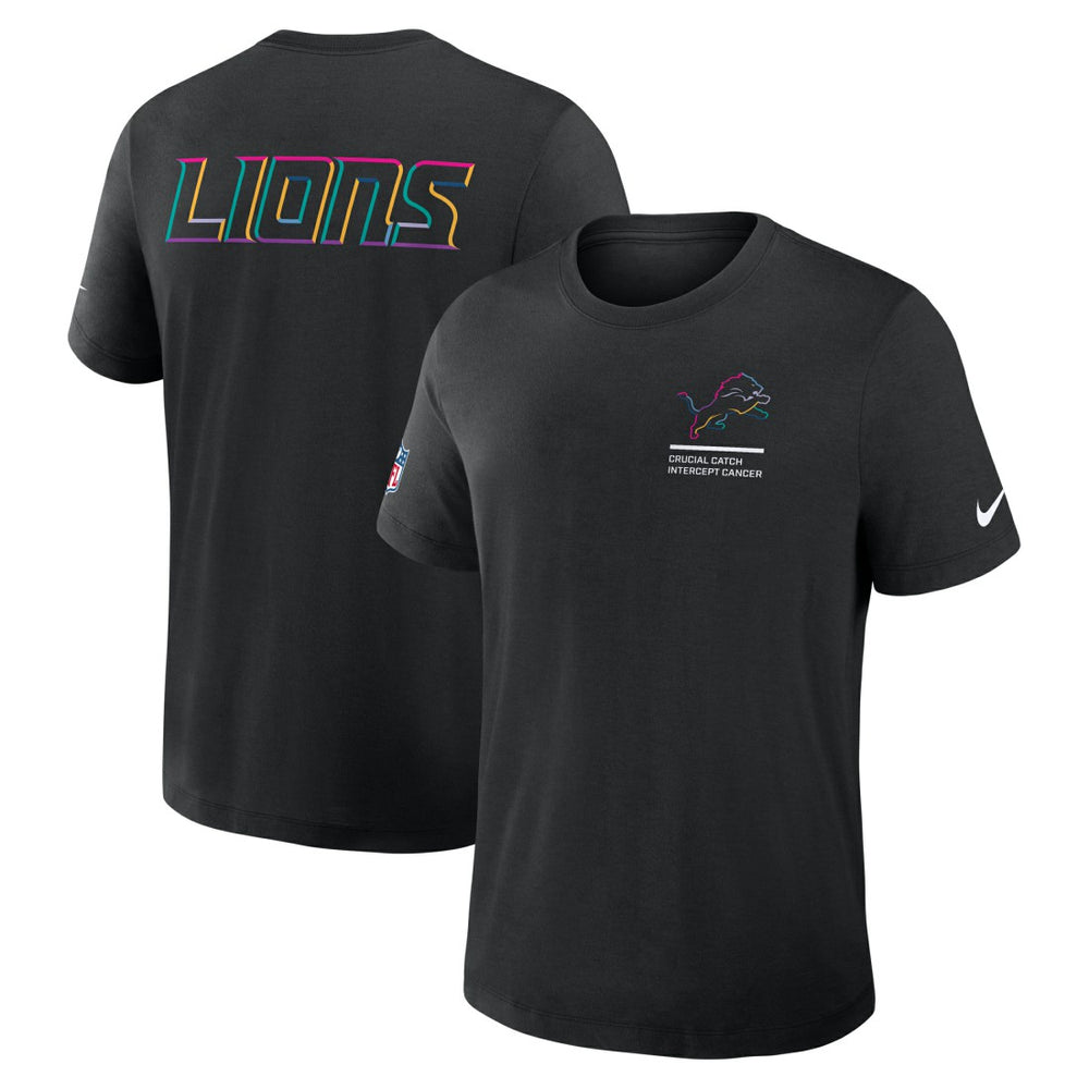 2025 NFL Crucial Catch Tri-Blend Dri-FIT T-Shirt - Detroit Lions T-shirts