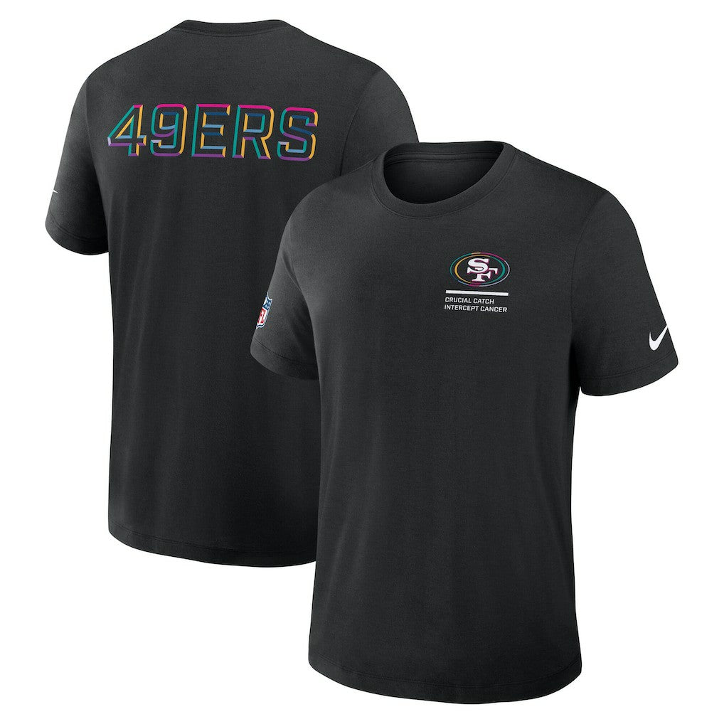 2025 NFL Crucial Catch Tri-Blend Dri-FIT T-Shirt - San Francisco 49ers T-shirts