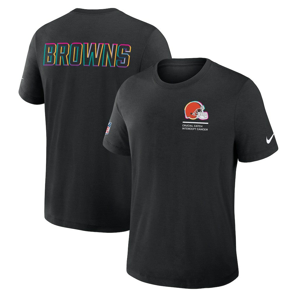 2025 NFL Crucial Catch Tri-Blend Dri-FIT T-Shirt - Cleveland Browns T-shirts