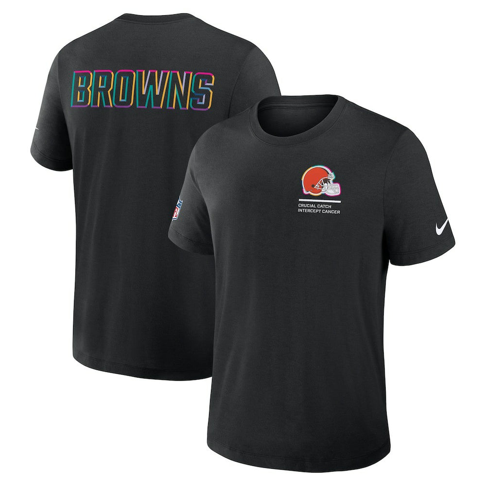 2025 NFL Crucial Catch Tri-Blend Dri-FIT T-Shirt - Cleveland Browns T-shirts