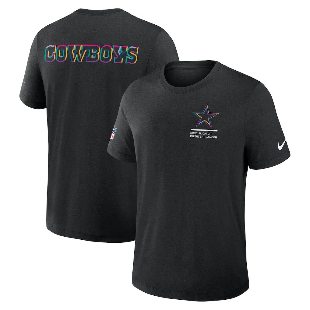 2025 NFL Crucial Catch Tri-Blend Dri-FIT T-Shirt - Dallas Cowboys T-shirts
