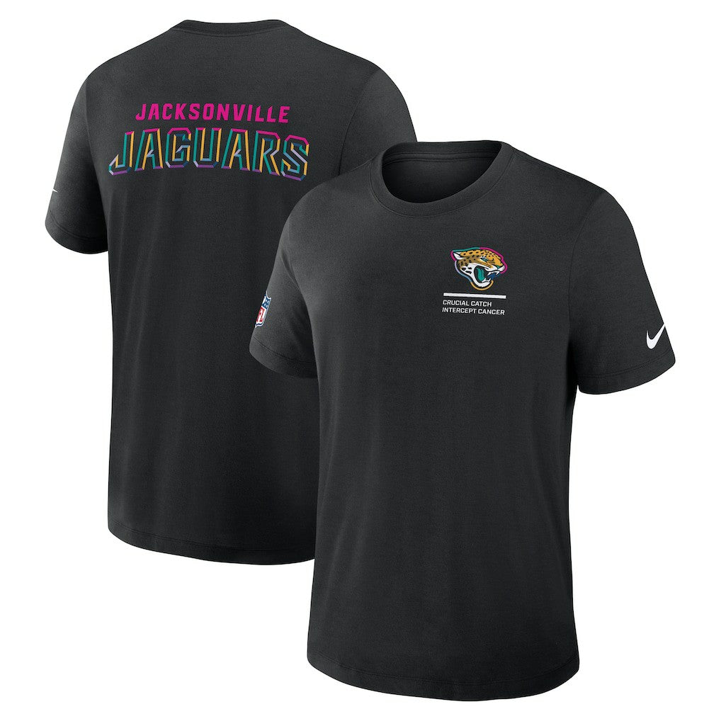 2025 NFL Crucial Catch Tri-Blend Dri-FIT T-Shirt - Jacksonville Jaguars T-shirts