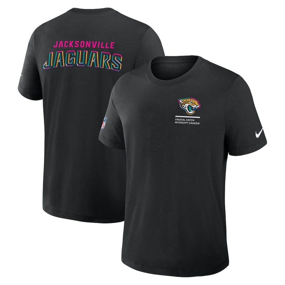 2025 NFL Crucial Catch Tri-Blend Dri-FIT T-Shirt - Jacksonville Jaguars T-shirts