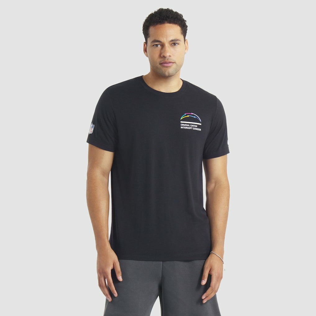 2025 NFL Crucial Catch Tri-Blend Dri-FIT T-Shirt - Los Angeles Chargers T-shirts
