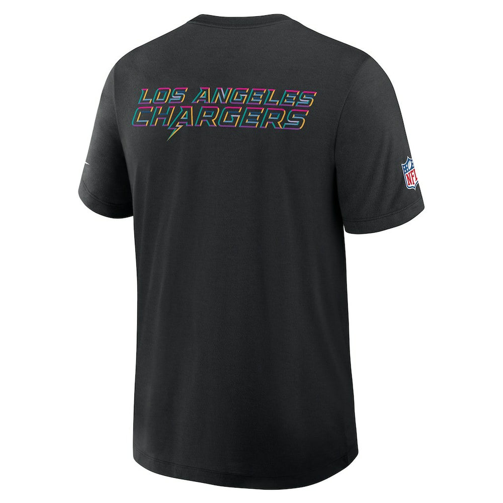 2025 NFL Crucial Catch Tri-Blend Dri-FIT T-Shirt - Los Angeles Chargers T-shirts