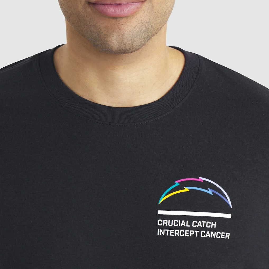 2025 NFL Crucial Catch Tri-Blend Dri-FIT T-Shirt - Los Angeles Chargers T-shirts