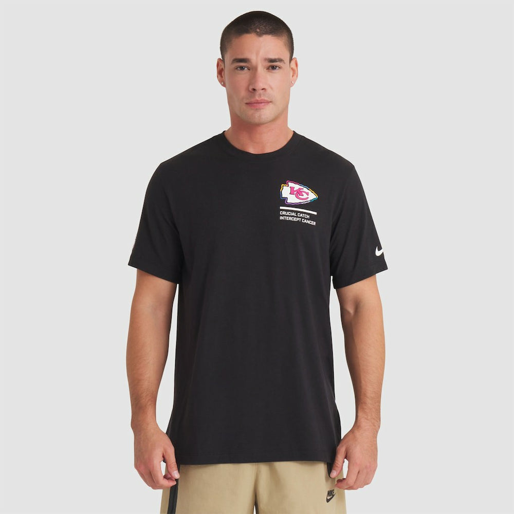 2025 NFL Crucial Catch Tri-Blend Dri-FIT T-Shirt - Kansas City Chiefs T-shirts