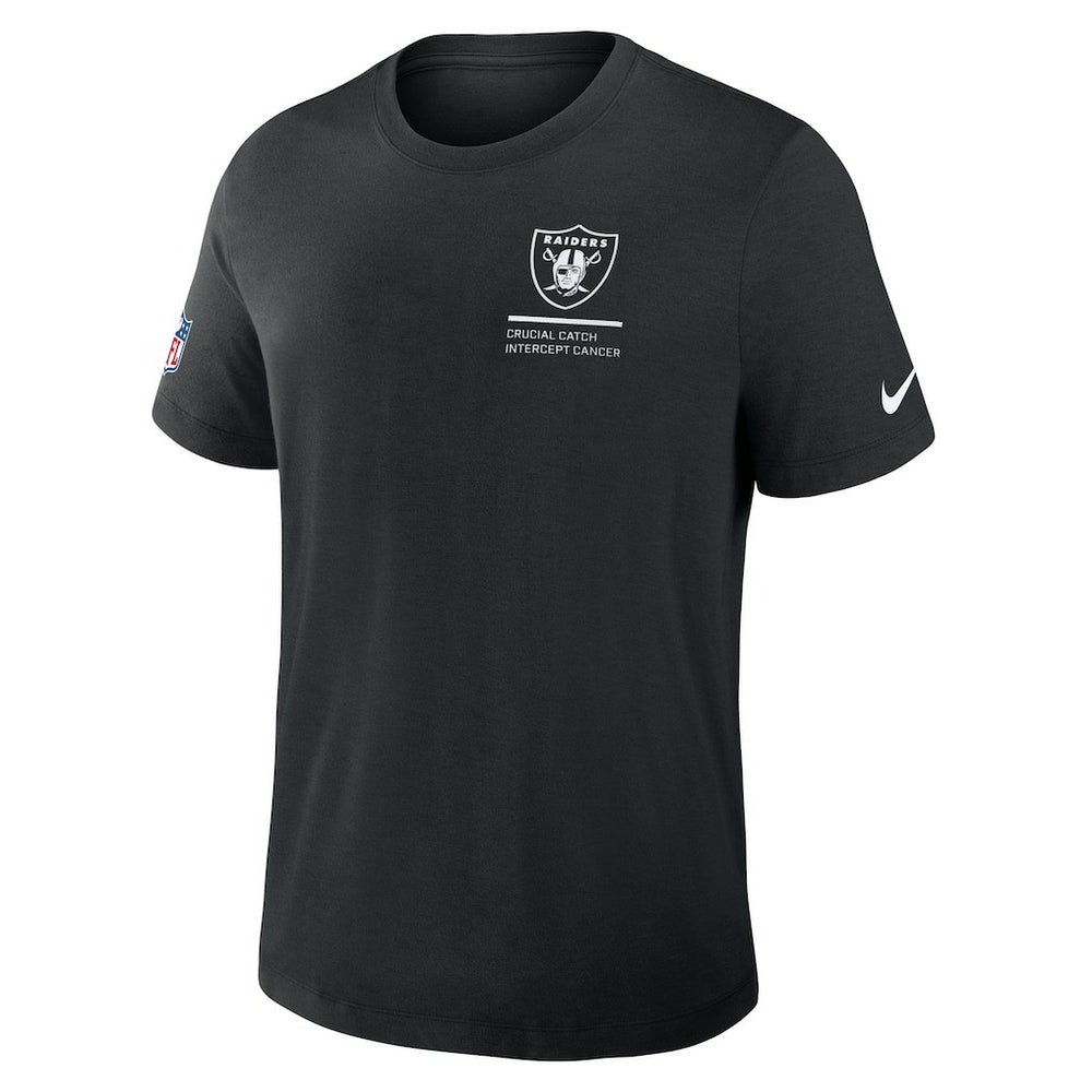 2025 NFL Crucial Catch Tri-Blend Dri-FIT T-Shirt - Las Vegas Raiders T-shirts